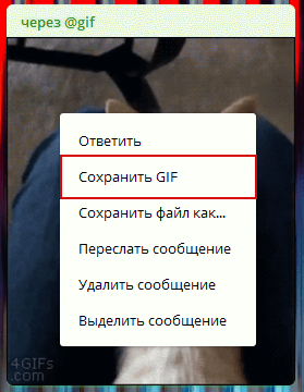Как делать гифки в телеграмме